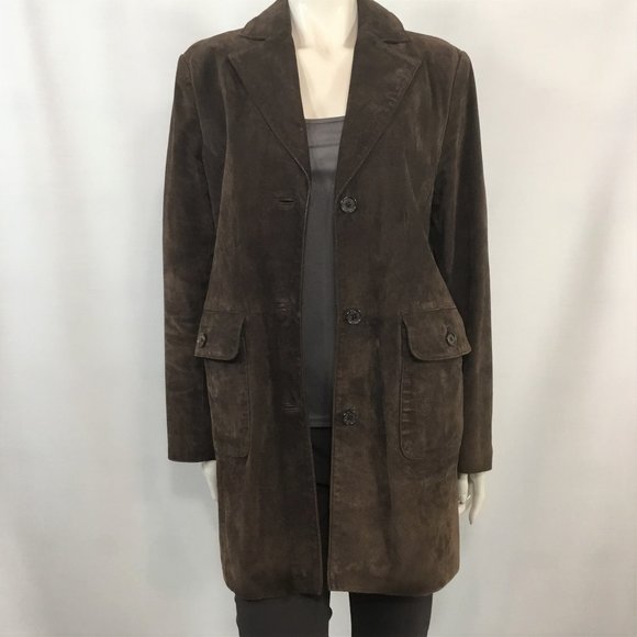 Style & Co. Jackets & Blazers - Style & Co. Suede Car Coat